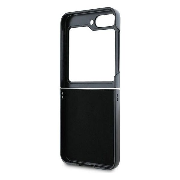 Karl Lagerfeld case for Samsung Galaxy Z Flip6 KF002199 black Saffiano Monogram 3666339322441