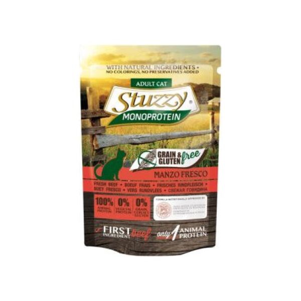 Stuzzy STUZZY KOT 85g sasz. MONOPROTEIN WÓŁ