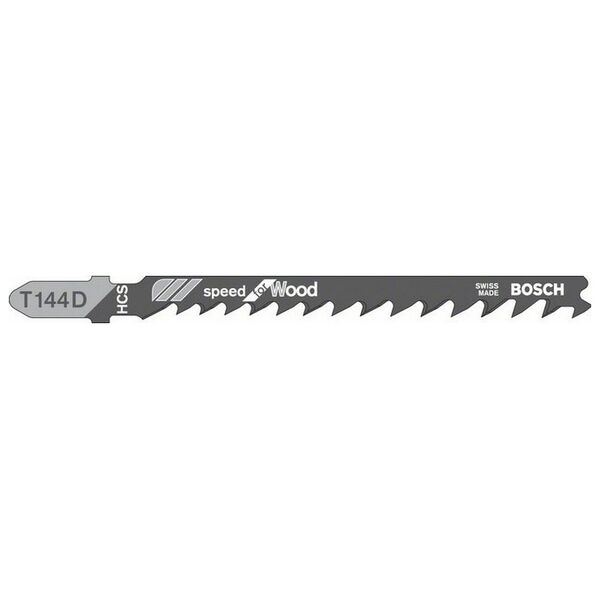 Bosch Brzeszczot do wyrzynarek Speed for Wood 100mm T 144 D 5szt. 2608630040