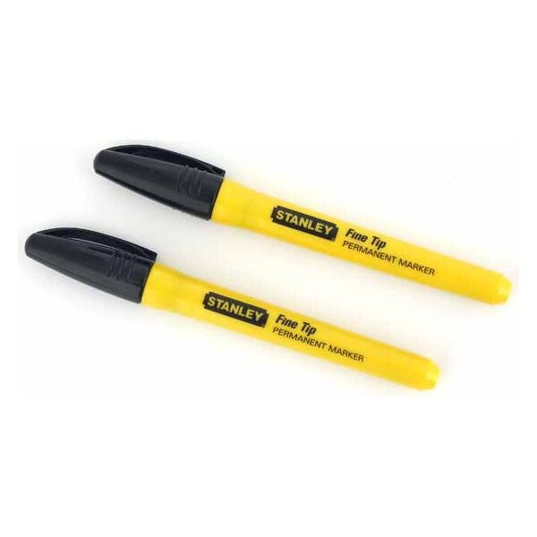 Stanley Marker Fine Tip czarny 2szt. (47-316)