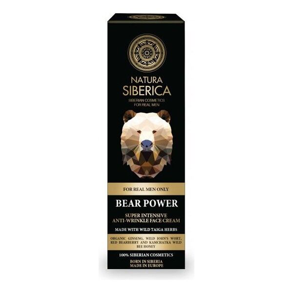 Natura Siberica Men Intensywny krem przeciwzmarszczkowy Siła Niedźwiedzia 50ml