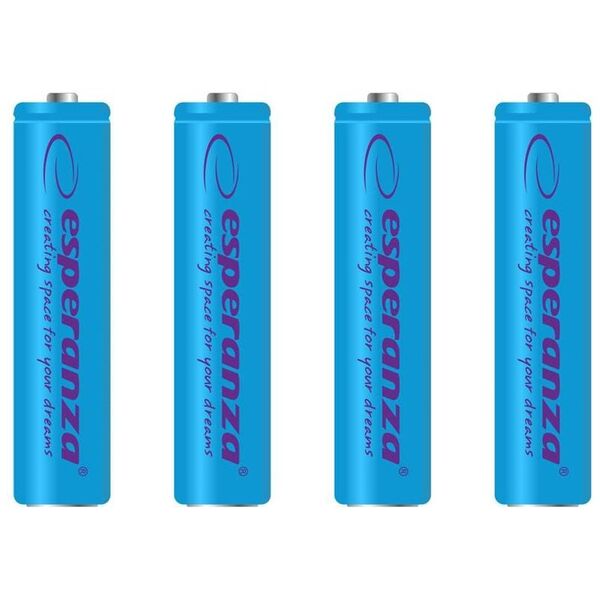 Esperanza Akumulator niebieskie AAA / R03 1000mAh 4 szt.