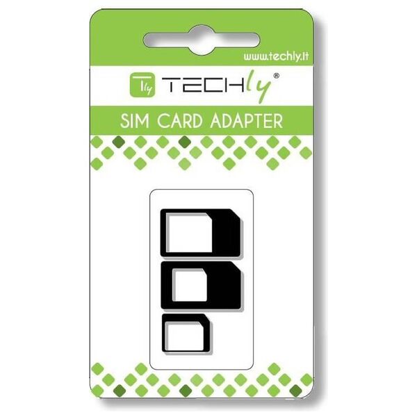 Techly Adapter Karty SIM, nano-SIM, Micro-SIM (301535)