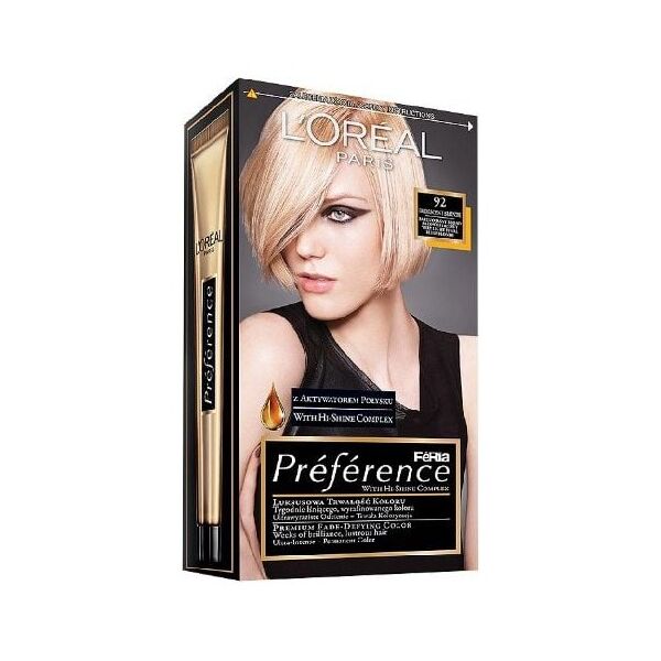 L’Oreal Paris Feria Preference Bardzo Jasny Blond 92
