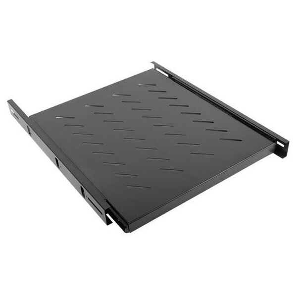 Lanberg Wysuwana półka do szafy 19" 800mm czarna (AK-1007-B)
