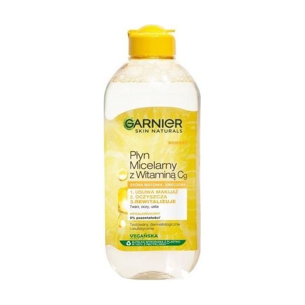 Garnier Skin Naturals płyn micelarny z witaminą Cg do skóry matowej i zmęczonej 400ml