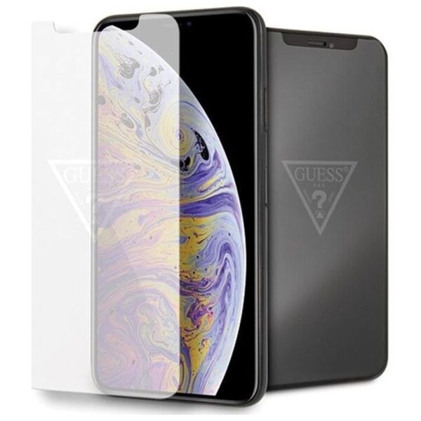 Guess Guess szkło hartowane GUTGMI65TR iPhone Xs Max Invisible Logo