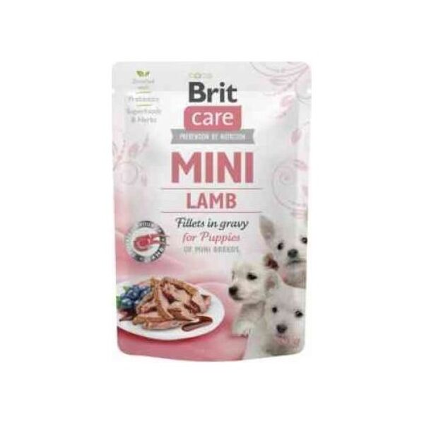 Brit Brit Care Mini Puppy Lamb z Jagnięciną Dla Szczeniąt Malych Ras 85 G.