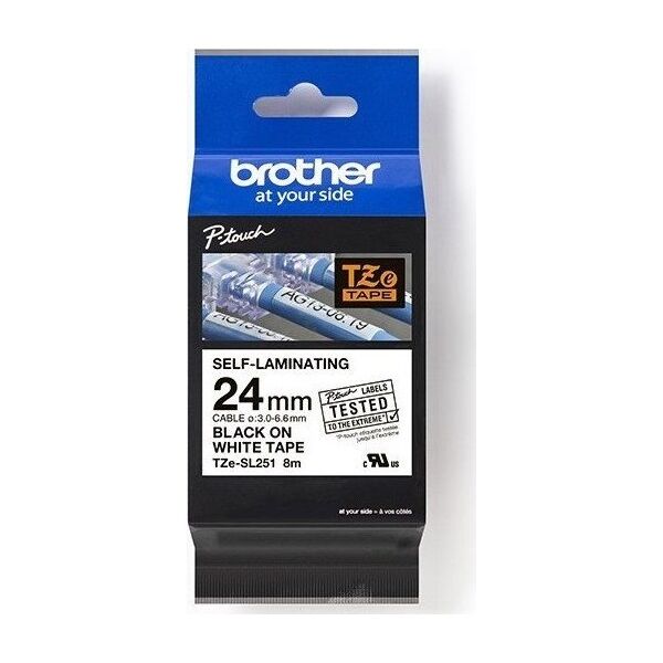 Brother BROTHER Band weiß/schwarz 24mm