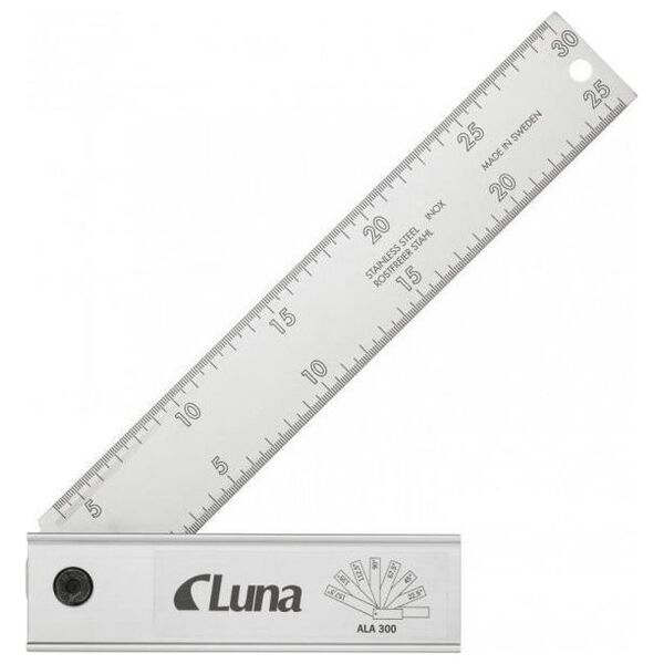 Buchhandlung Walther Konig GmbH & Co. KG. Abt Kątownik nastawny aluminiowy Luna ALA300
