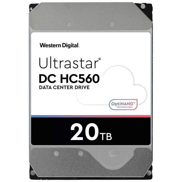 Dysk serwerowy WD Ultrastar DC HC560 20TB 3.5'' SATA III (6 Gb/s)  (0F38785)