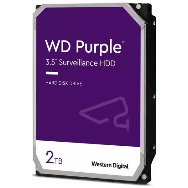 Dysk serwerowy WD Purple 2TB 3.5'' SATA III (6 Gb/s)  (WD23PURZ)