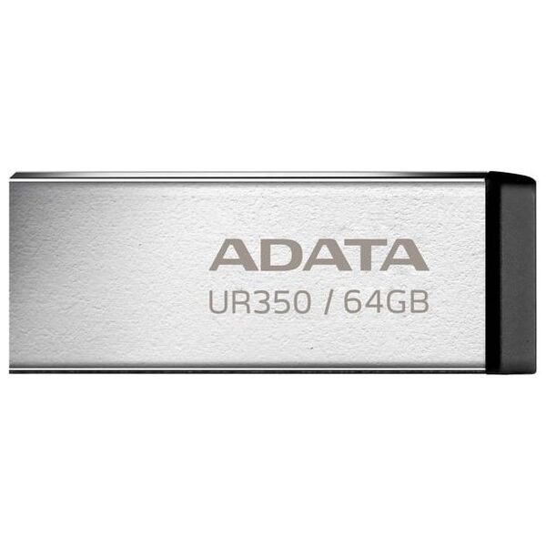 Pendrive ADATA Pendrive UR350 64GB USB3.2 Gen1 Metal czarny