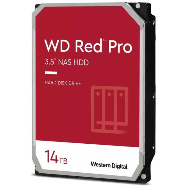 Dysk serwerowy WD Red Pro 14TB 3.5'' SATA III (6 Gb/s)  (WD142KFGX)