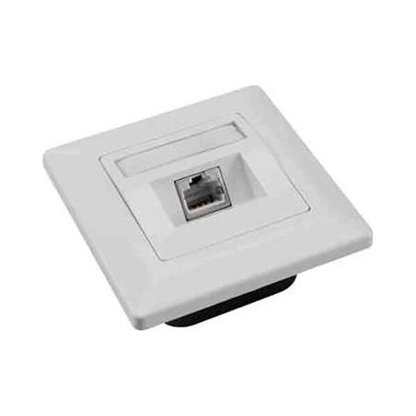 Solarix Gniazdko Solarix CAT6 STP 1 x RJ45 pod tynk białe