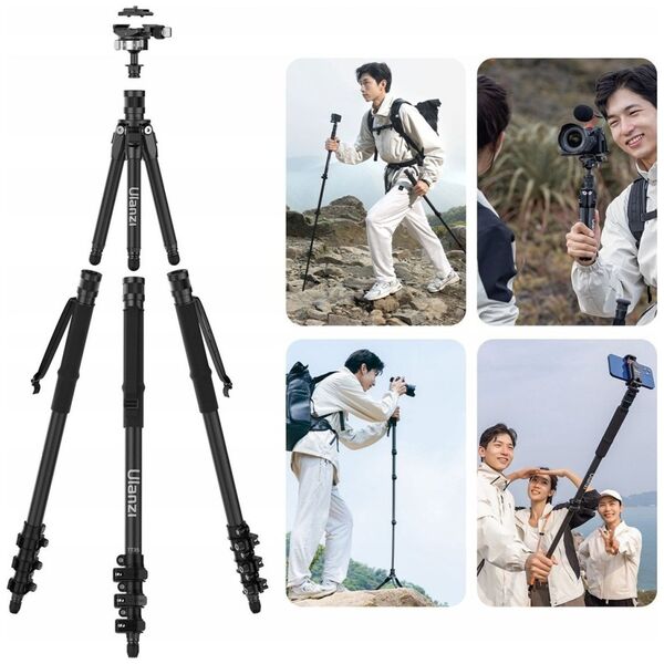 Statyw Ulanzi Profesjonalny Statyw Fotograficzny Foto 5w1 146cm / Ulanzi TT35 / T068