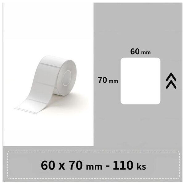 Niimbot Niimbot štítky T 60x70mm 110ks Bílé pro B3S