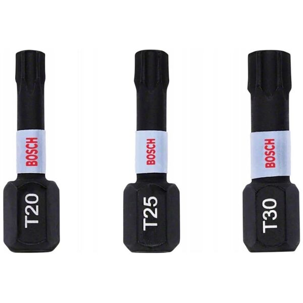 Bosch ZESTAW BITOW IMPACT CONTROL 3 SZT. 25MM /T20, T25, T30 / BOSCH