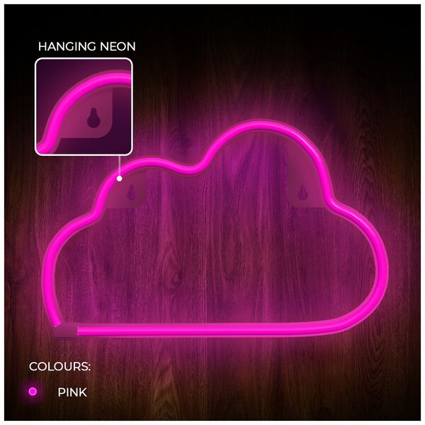 Neon LED Light CLOUD pink NNE25 Neolia 5907457773486