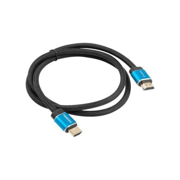 Kabel Lanberg HDMI - HDMI 1m czarny (CA-HDMI-P20CU-0010-BK)
