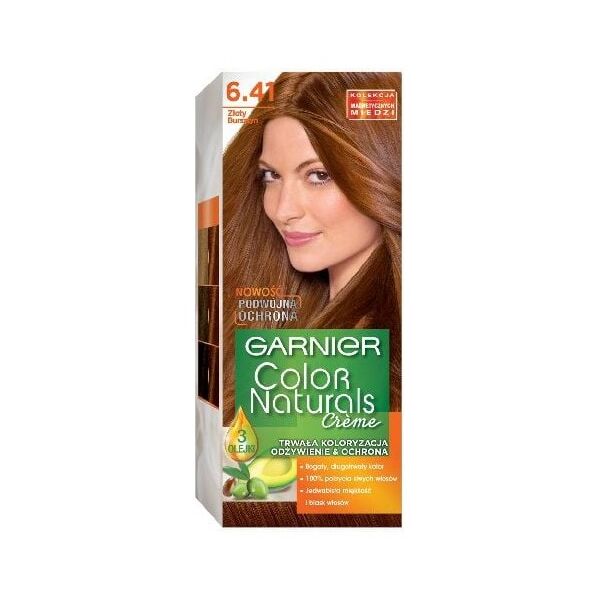 Garnier Color Naturals Krem koloryzujący nr 6.41 Złoty Bursztyn