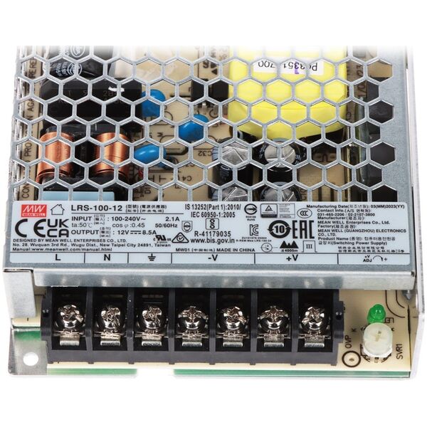Mean Well ZASILACZ IMPULSOWY LRS-100-12 MEAN WELL