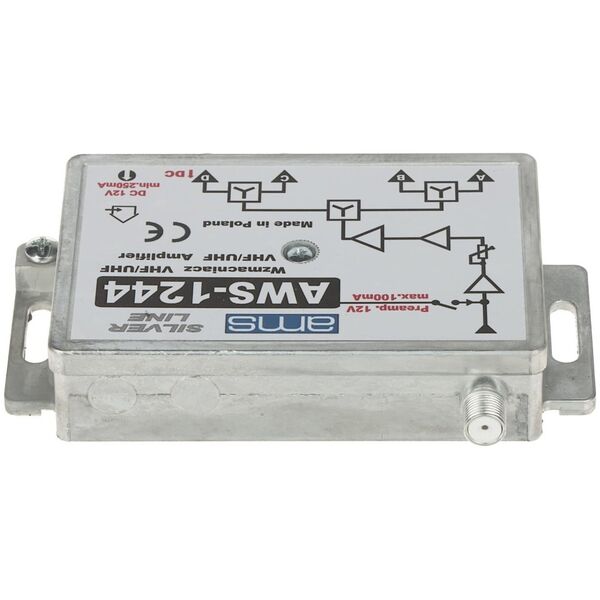 Wzmacniacz samochodowy AMS WZMACNIACZ ANTENOWY AWS-1244 AMS