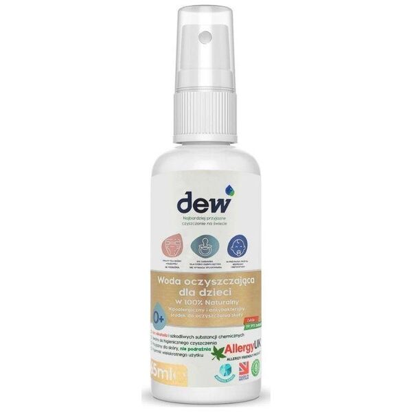 . DEW, Woda oczyszczająca dla dzieci, 65 ml