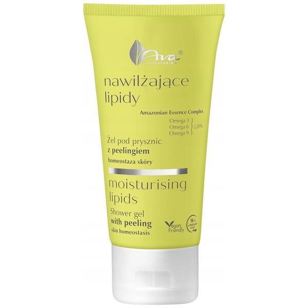 Ava AVA LABORATORIUM_Nawilżające Lipidy żel pod prysznic z peelingiem 150ml