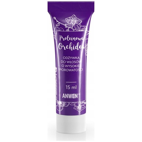 Anwen ANWEN_Odżywka do włosów o wysokiej porowatości Proteinowa Orchidea 15ml