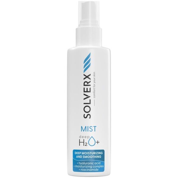 Solverx SOLVERX Deep H2O+ Mgiełka do ciała głęboko nawilżająca - skóra sucha i odwodniona 150 ml