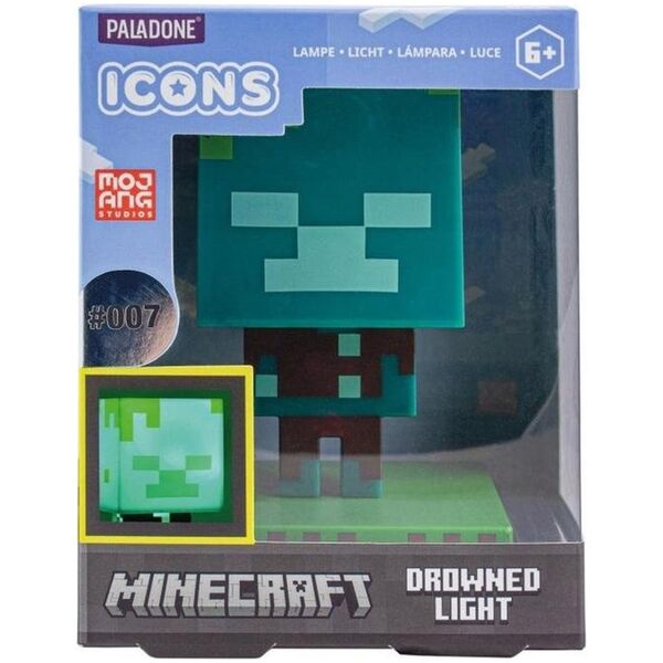 Paladone PALADONE Minecraft Lampka icon Zombie - topielec