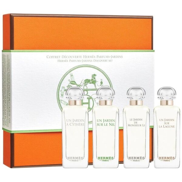 Hermes HERMES SET (UN JARDIN SUR LA LAGUNE EDT/S  + UN JARDIN A CYTHERE EDT/S + UN JARDIN SUR LE NIL EDT/S + LE JARDIN LE MOUNSIEUR LI EDT/S 4 X 7,5ML)