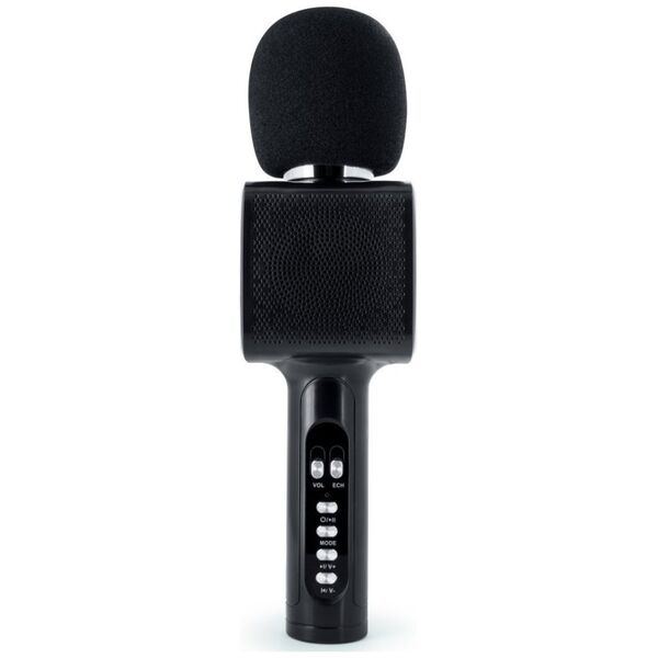 Mikrofon BigBen Big Ben Mikrofon do Karaoke Bluetooth Podświelnie 15W Czarny