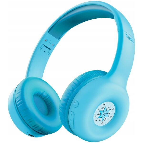 Słuchawki Trust TRUST bezdrátová sluchátka Nouna, Bluetooth, Modrá