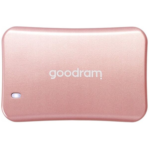 Dysk zewnętrzny SSD GoodRam Dysk SSD HX200 500GB USB-C+A 1500/900MB/s różowe złoto