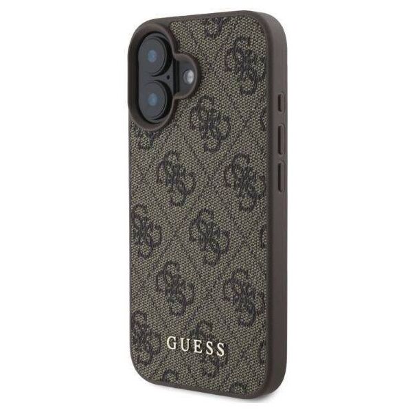 Original Case IPHONE 16 Guess Hardcase 4G Classic (GUHCP16SG4GFBR) brown 3666339346003
