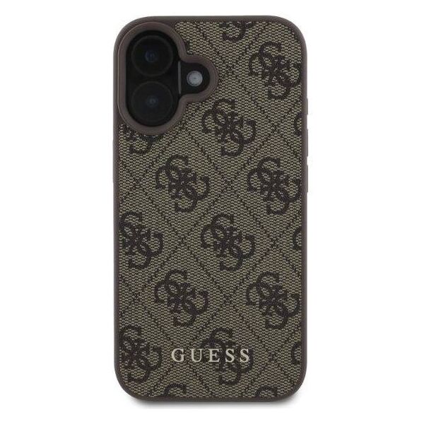 Original Case IPHONE 16 Guess Hardcase 4G Classic (GUHCP16SG4GFBR) brown 3666339346003