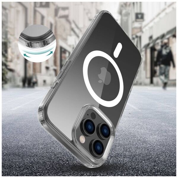 Case IPHONE 16 PRO MAX Tech-Protect FlexAir Hybrid MagSafe Clear transparent 5906302311491