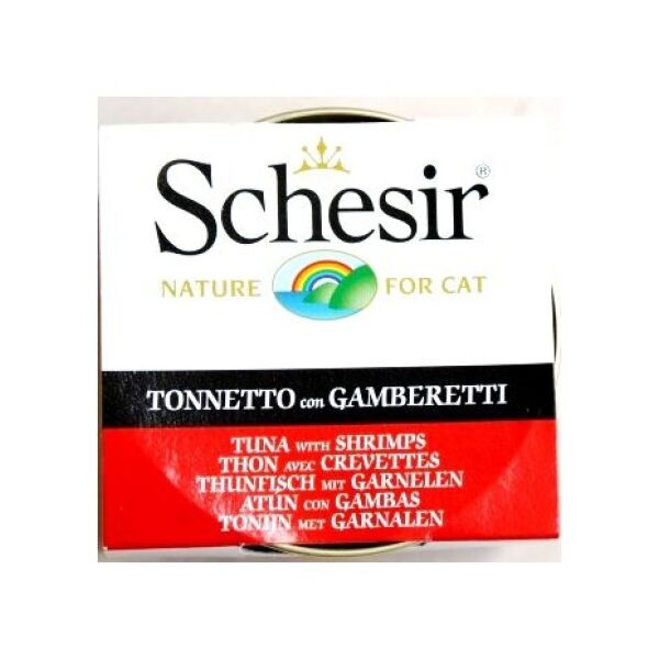 Schesir SCHESIR KOT 85g pusz. TUŃCZYK+KREWETKI Galaretka