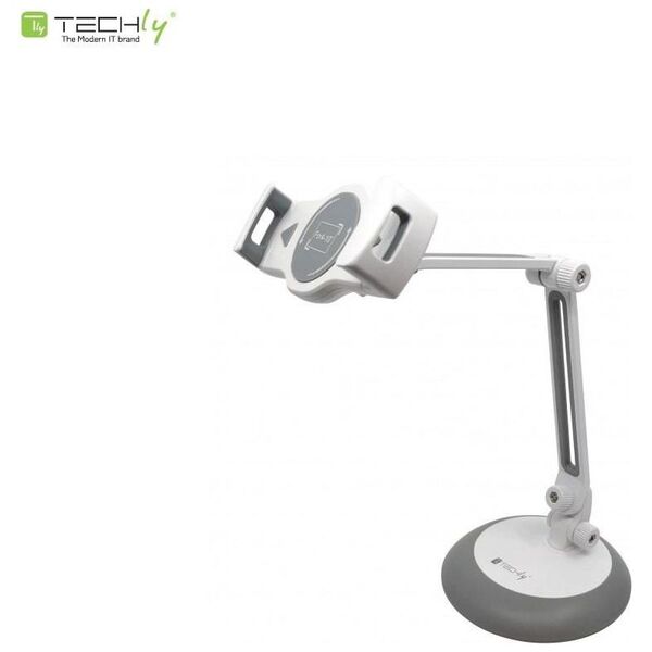 Uchwyt Techly Techly Uniwersalne ramię biurkowe do smartfonu i tabletu 4-10 regulowane