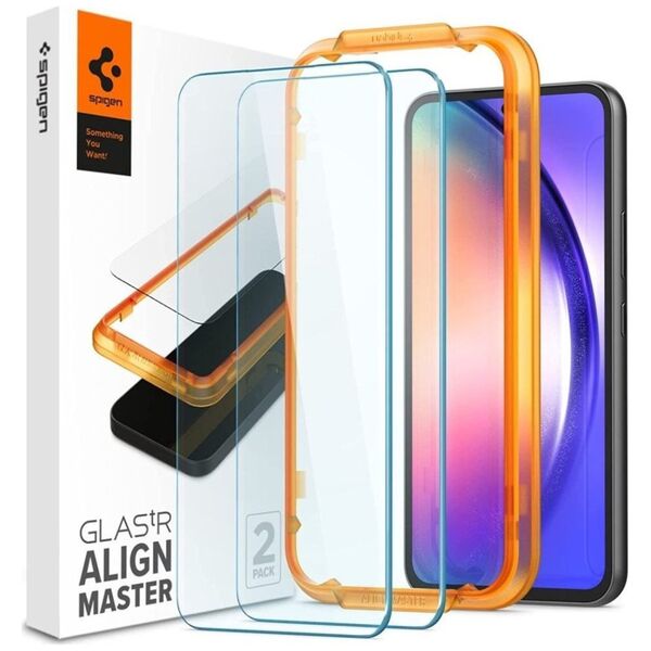 Spigen SZKŁO HARTOWANE SPIGEN ALM GLAS.TR 2-PACK GALAXY A54 5G CLEAR