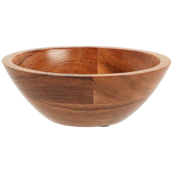 Home Styling Collection Miska drewniana na sałatki, owoce, akacja, Ø 18 cm