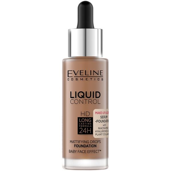 EVELINE_Liquid Control HD podkład do twarzy z dropperem 065 Toffee 32ml