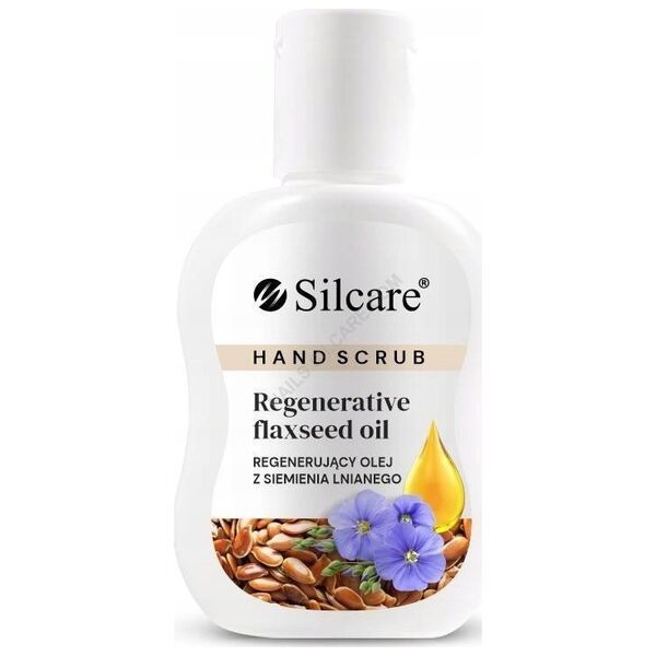SILCARE_Kremowy peeling do dłoni z olejem z siemienia lnianego 100ml