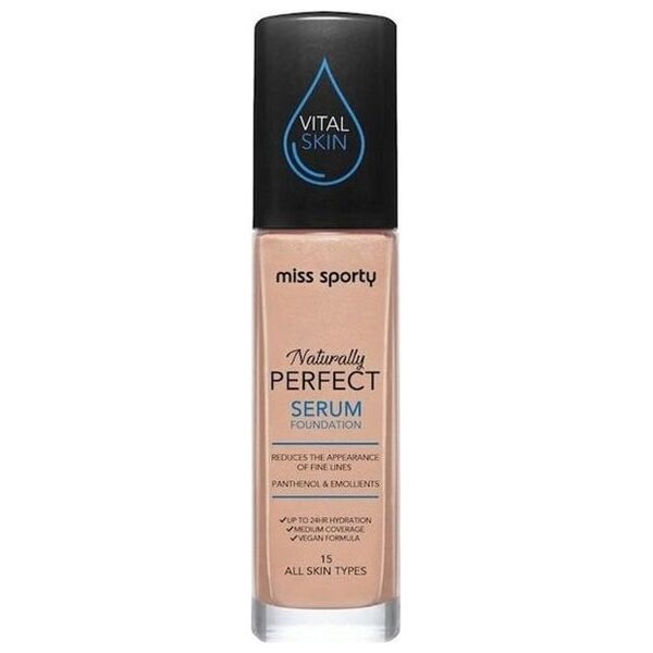 MISS SPORTY_Naturally Perfect All Skin Serum Foundation podkład do twarzy 15 Cold 30ml