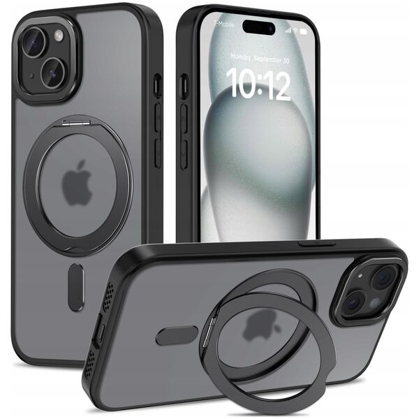 Tech-Protect TECH-PROTECT MAGRING MAGSAFE IPHONE 15 MATTE BLACK