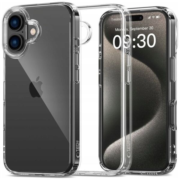Tech-Protect TECH-PROTECT FLEXAIR HYBRID IPHONE 16 CLEAR