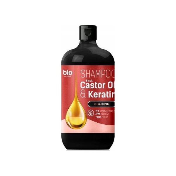 BIO NATURELL_Shampoo Ultra Repair szampon do włosów Castor Oil &amp| Keratin 946ml