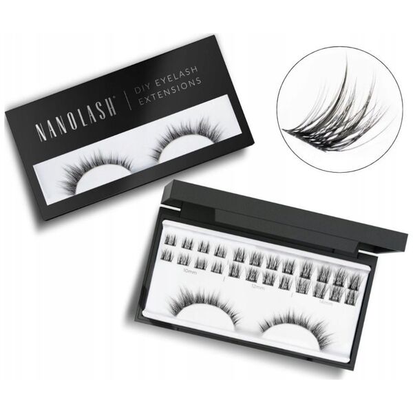 NANOLASH_Eyelash sztuczne rzęsy w kępkach Divine 36szt.